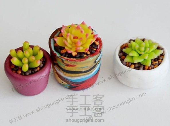 首饰泥制作肉植