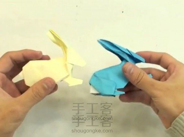 【视频教程】兔子折纸教程