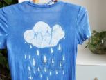 蜡染T恤-下雨云
