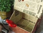 纸盒自制小房子收纳盒DIY教程