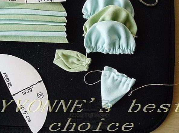 手工布艺玫瑰花的制作教程