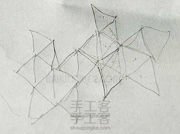 中秋节多边形纸灯笼的做法 手工灯笼制作图解