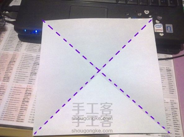 原版方块猫折纸教程 方块猫DIY图解