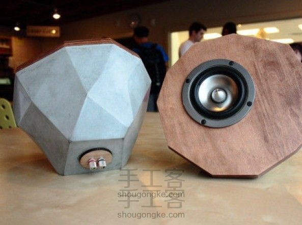 手工DIY混凝土扬声器超级拉风