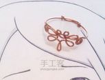 Diy蜻蜓小戒指