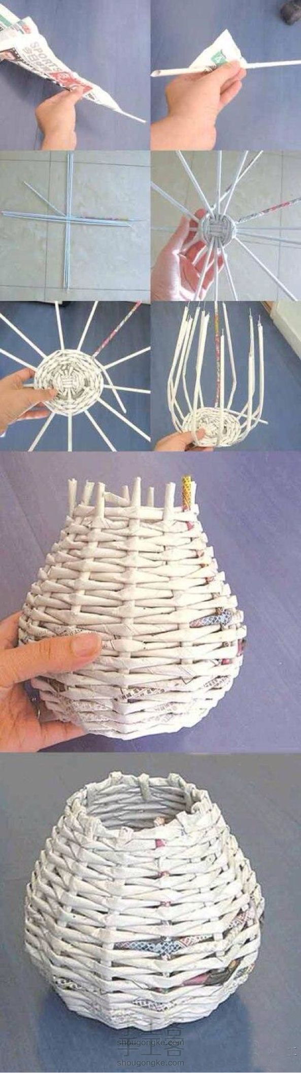 废旧报纸个性DIY