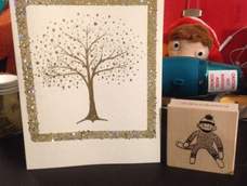 小树和猴子贺卡～