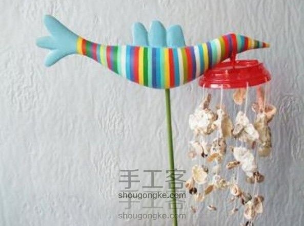 变废为宝小制作——贝壳风铃的制作方法