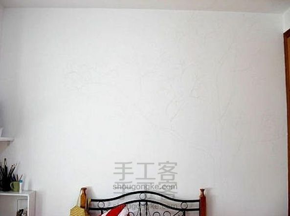 墙面DIY-自己的的家里画棵树