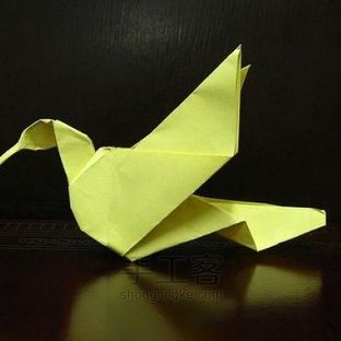 教你可爱的蜂鸟折纸方法图解