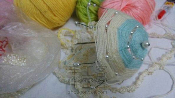 毛线  ·小珍珠伞编织教程