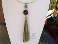 喜欢树吗？做一个穗状流苏项链