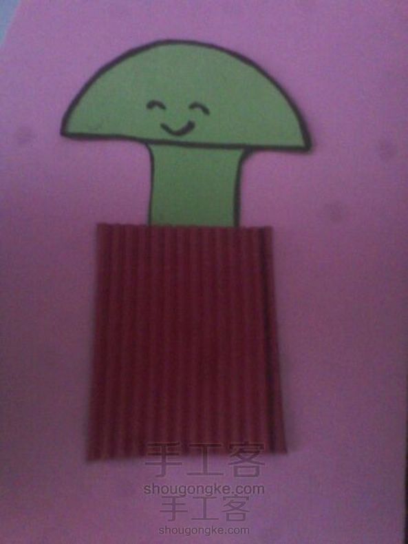 个性蘑菇书签