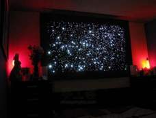 自制星空墙教程：卧室尽头的宇宙