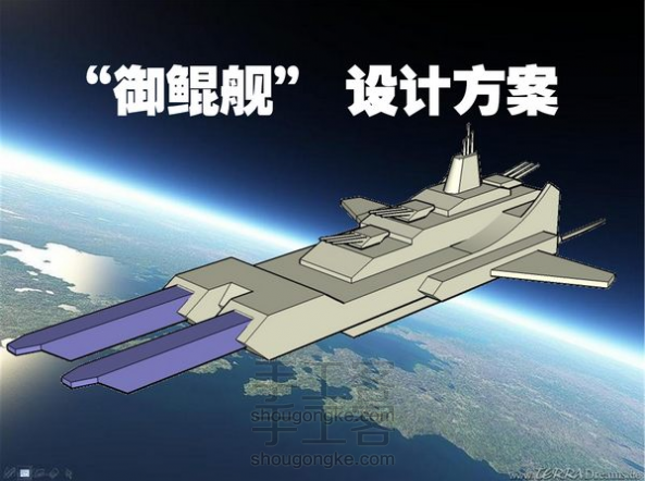 《三体》太空战舰模型