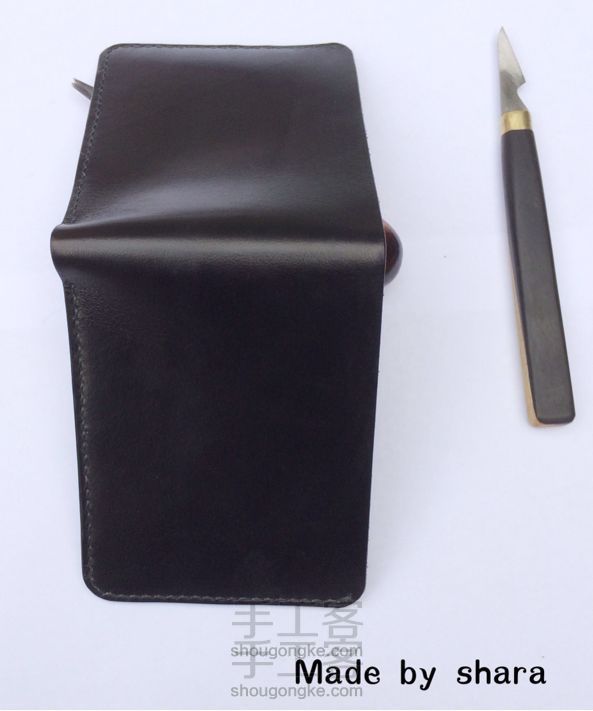 手制梵雅短钱夹