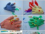 孩子们的手套玩偶