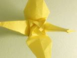 纸鹤系列二 花与鹤的结合折纸教程