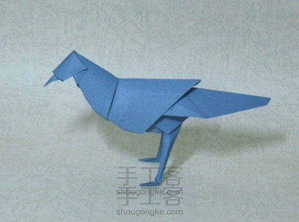 简单的小鸟的折纸方法图解