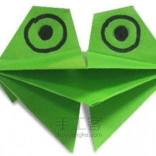 纸青蛙折法图解