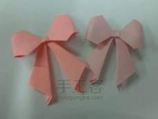 很简单的蝴蝶结折纸。。。。