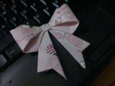 折纸蝴蝶结