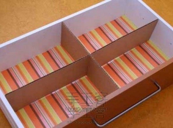 用纸板DIY分隔抽屉 自制衣柜分隔