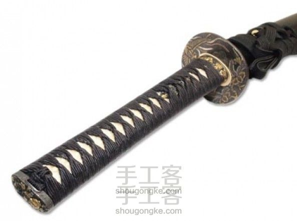 纸折武士刀方法图解