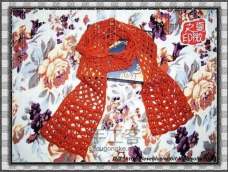 一款很漂亮的情人扣围巾织法，所需材料：Hamanaka钩针;