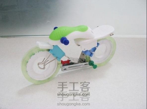 文具DIY摩托车