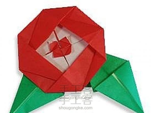 纸艺DIY~牡丹花折纸的方法