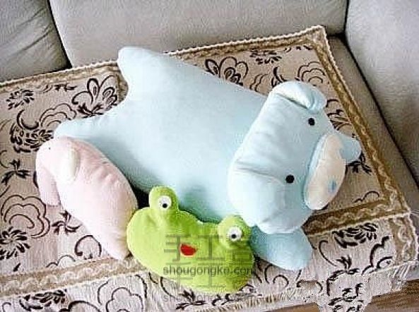 布艺DIY-小猪枕头的做法(图解)