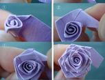玫瑰折纸教程