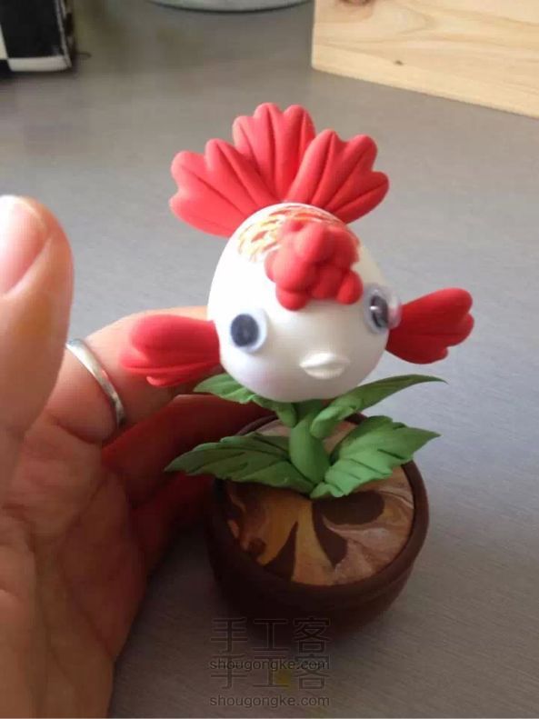 金鱼草手工粘土周边