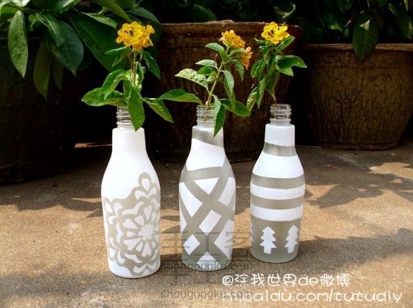 印制一个素雅的花瓶