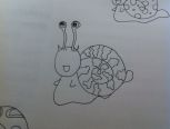 教你如何画蜗牛