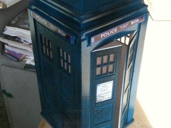 神秘博士 tardis 手工制作