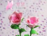 母亲节礼物系列1----送给妈妈的玫瑰粘土花盆