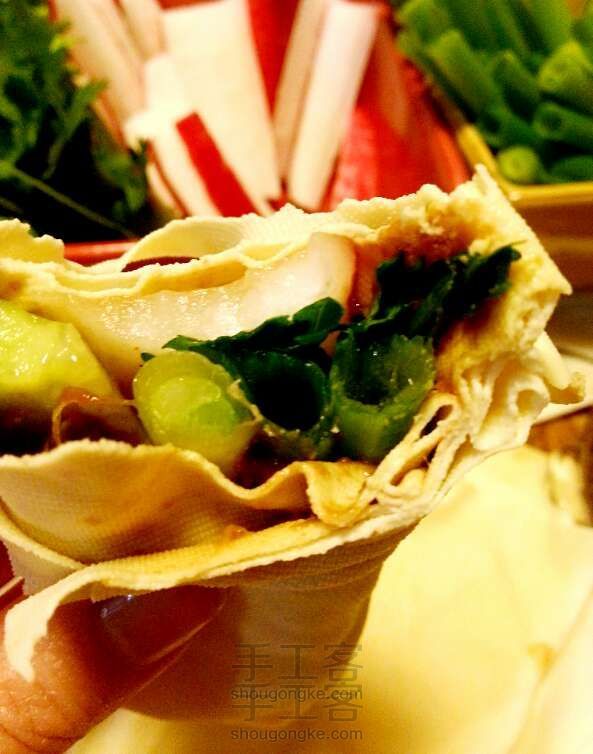 东北时蔬豆腐卷