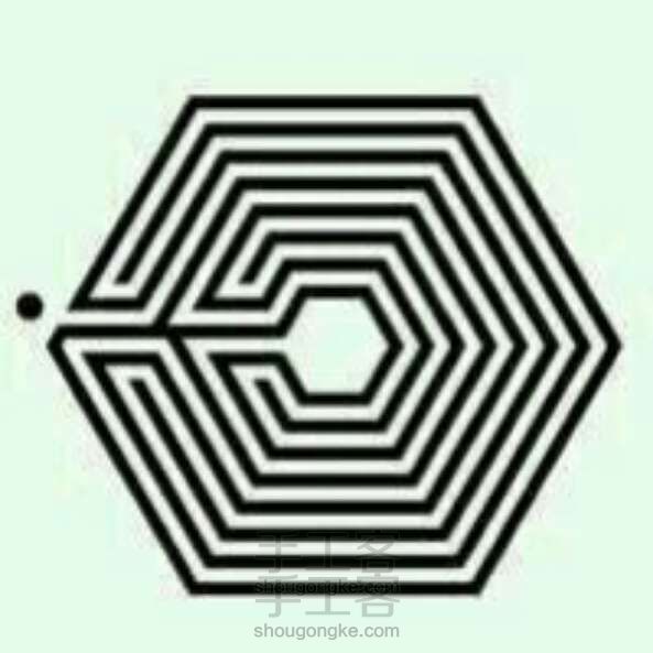 Exo  《中毒》logo 画法