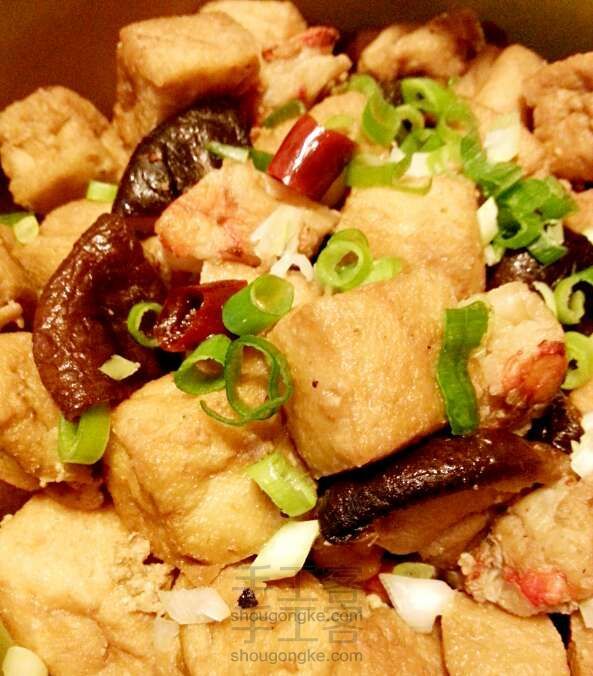 【私房菜肴】油豆腐鲜虾烧香菇