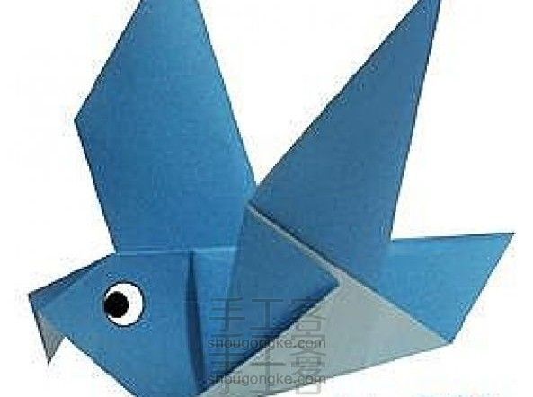 小鸽子的折纸折法