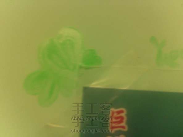 自制夜光图案，美极了。。