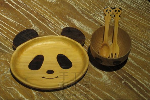 订制一套小朋友餐具——木制手工艺品DIY