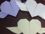 喵子-翅膀爱心折纸教程