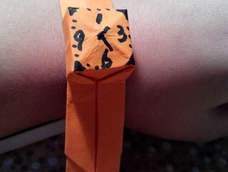 个性时尚手表折纸教程