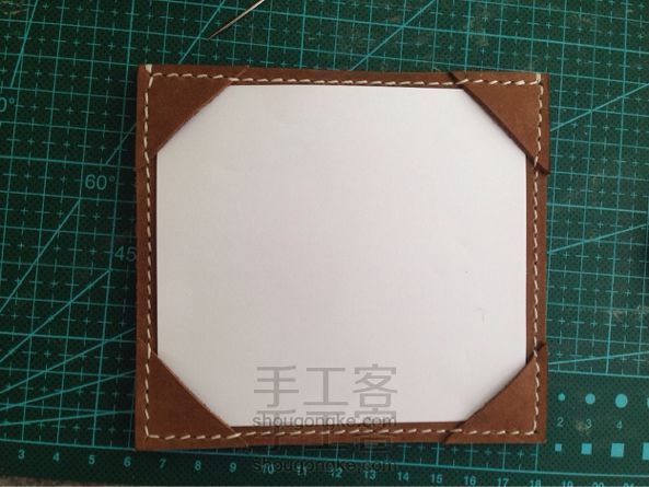 Z小姐手作---便签夹 皮艺手工教程
