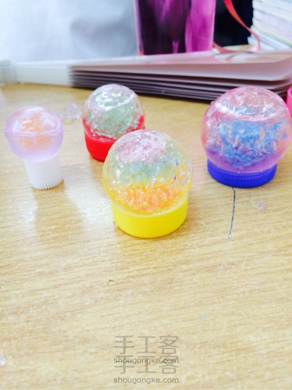 自制多彩水晶生物球