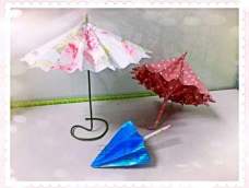 折纸花伞