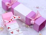 母亲节手工糖果礼品包装盒的折纸制作教程【折纸包装盒展开图】